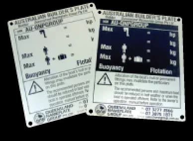 Screen Anodised Aluminium Nameplates